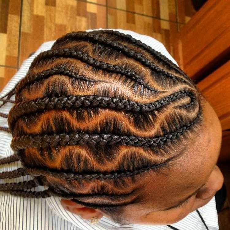 diseños de trenzas para hombres